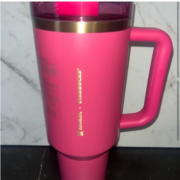 Starbucks X Stanley Holiday Christmas Edition 40FL OZ Quencher Rare - Picture 7 of 11